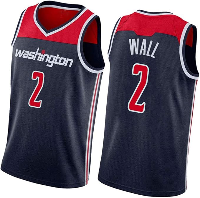 XMYM Jerseys de baloncesto para hombres Wall Wizards 2 cosido letras y