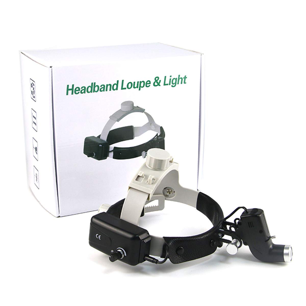 Portable 5W LED Headlight Good Light Spot Headband ENT Specific Headlamp Operation Lamp DY-006 Black