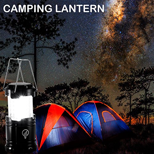 LED Lantern Emergency Camping Survival Lamp Hurricane Power Outage Lights Storm Battery Operated