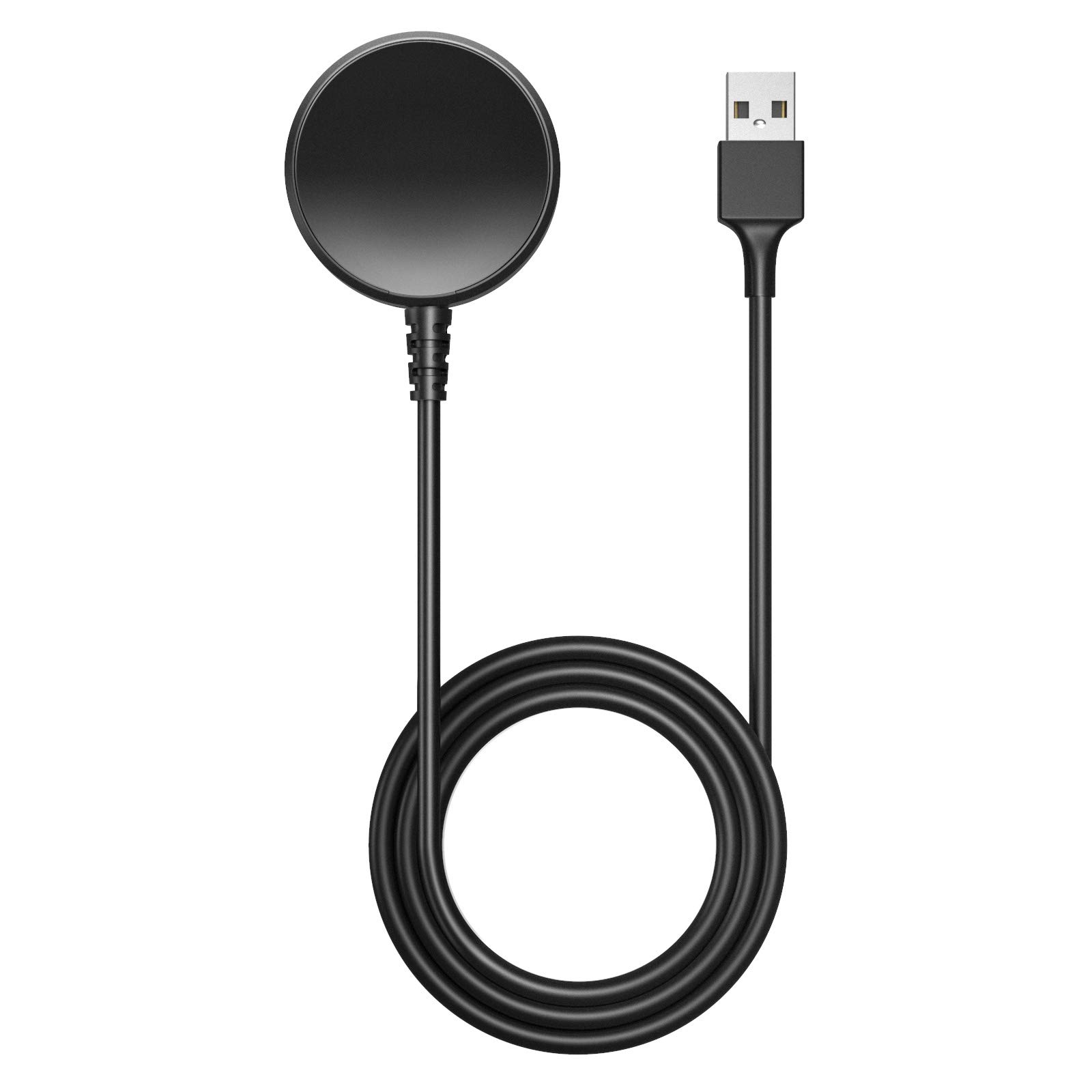 MoKo Charger Compatible with Samsung Galaxy Watch 7/Ultra/FE/6/6 Classic/5/5 Pro/4/4 Classic/3/Active 2/Active, Magnetic Charging Dock with 1M USB Charging Cable