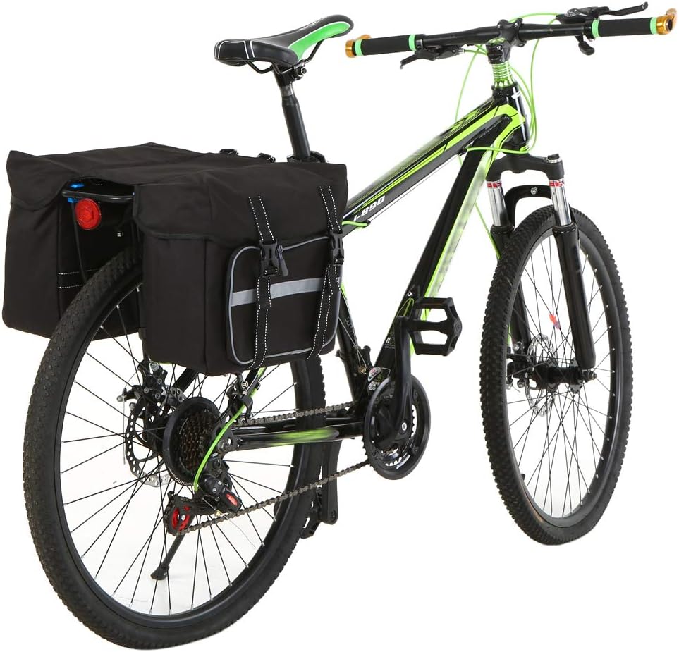 Lixada Bicycle Pannier Bag Waterproof Bike Rear Rack Bag Bike Seat Pannier Cycling Rear Carrier Bag Road Bike Storage Bag - Image 3