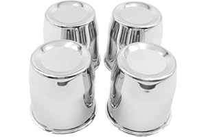 Hoypeyfiy 4Pcs Push Through Wheel Center Caps, 3.19 Inch Truck Trailer Rim Center Caps, Trailer Hub Caps for Trailer Truck RV
