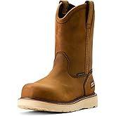 ARIAT mens Rebar Wedge Pull-on Waterproof Composite Toe Work Boot