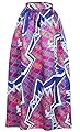 Cromoncent Womens High Waist Dashiki African Print Swing Flare Maxi Skirts