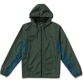 Volcom mens Wavern Water-resistant Windbreaker Jacket – Zip-up With Adjustable Hood