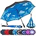Repel Umbrella Large Umbrellas for Rain Windproof - Easy Automatic Open & Close, Heavy Duty Reinforced Fiberglass Frame - Portable, Folding, Compact Umbrella for Travel - All-Weather Strong Umbrella