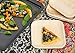Leafily Palm Leaf Plates - 8 inch Square - Heavy Duty - Elegant - 100% Compostable - Better than Bamboo or Wood - Disposable - Biodegradable - Premium Party Plates - USDA Certified - 22 Count