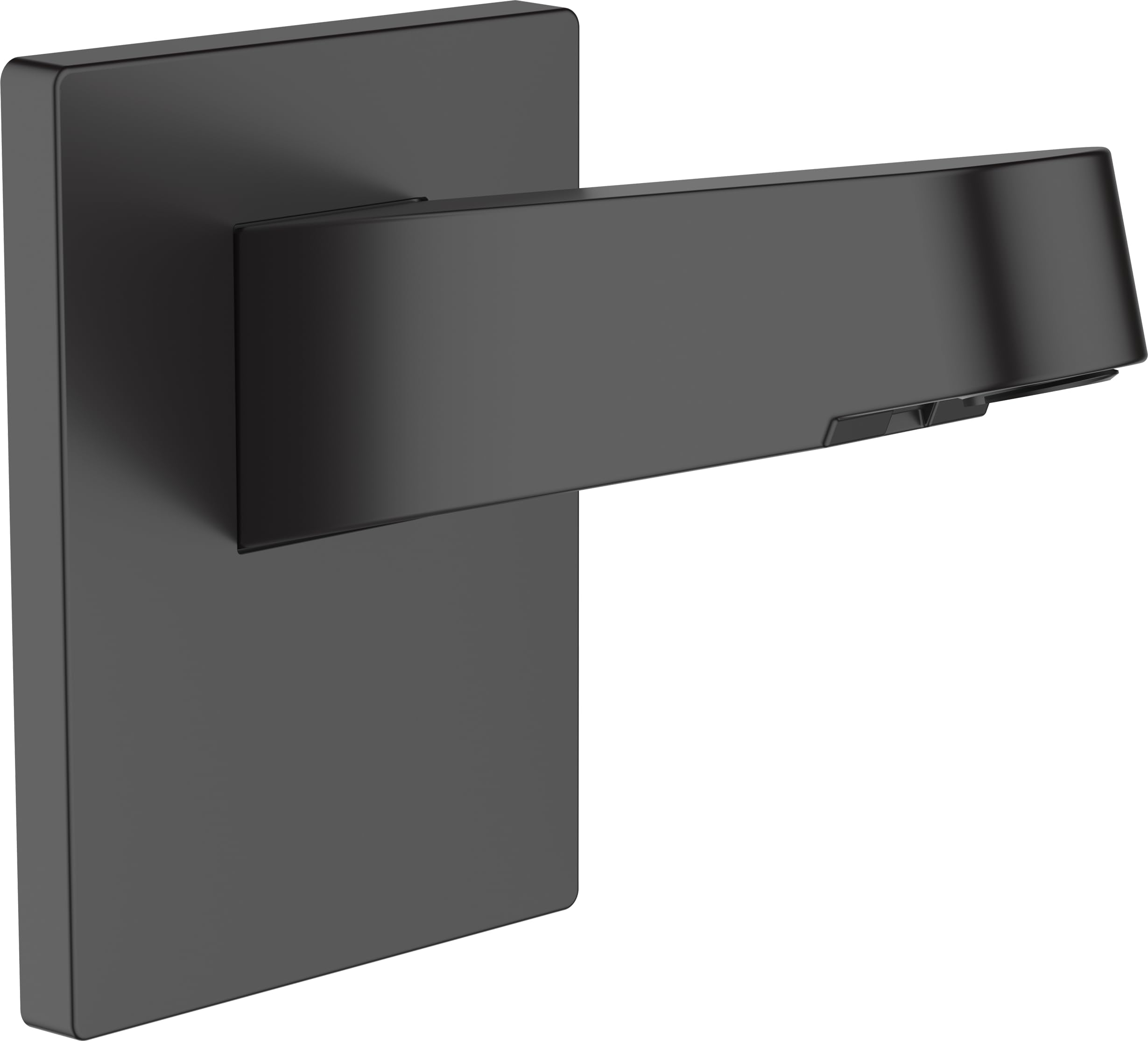 hansgrohe Pulsify S - Shower arm for Fixed Shower Heads, wall Connector for Overhead Shower Pulsify S 260mm, matt Black, 24149670