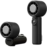 Handheld Fan: Portable Fan Blow Cold Air with Small Ice Cooling Plate | 4000mAh Rechargeable 100 Gear Personal Turbo Fan Battery Operated for Outdoor Travel Essentials Women Men Mom Dad Gifts