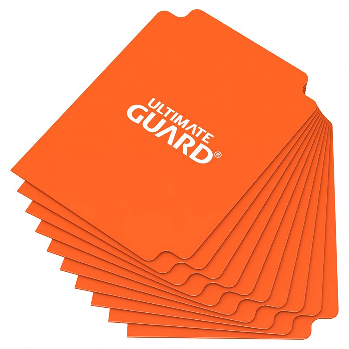 Ultimate Guard Card Dividers (Pack of 10, Standard, Orange)
