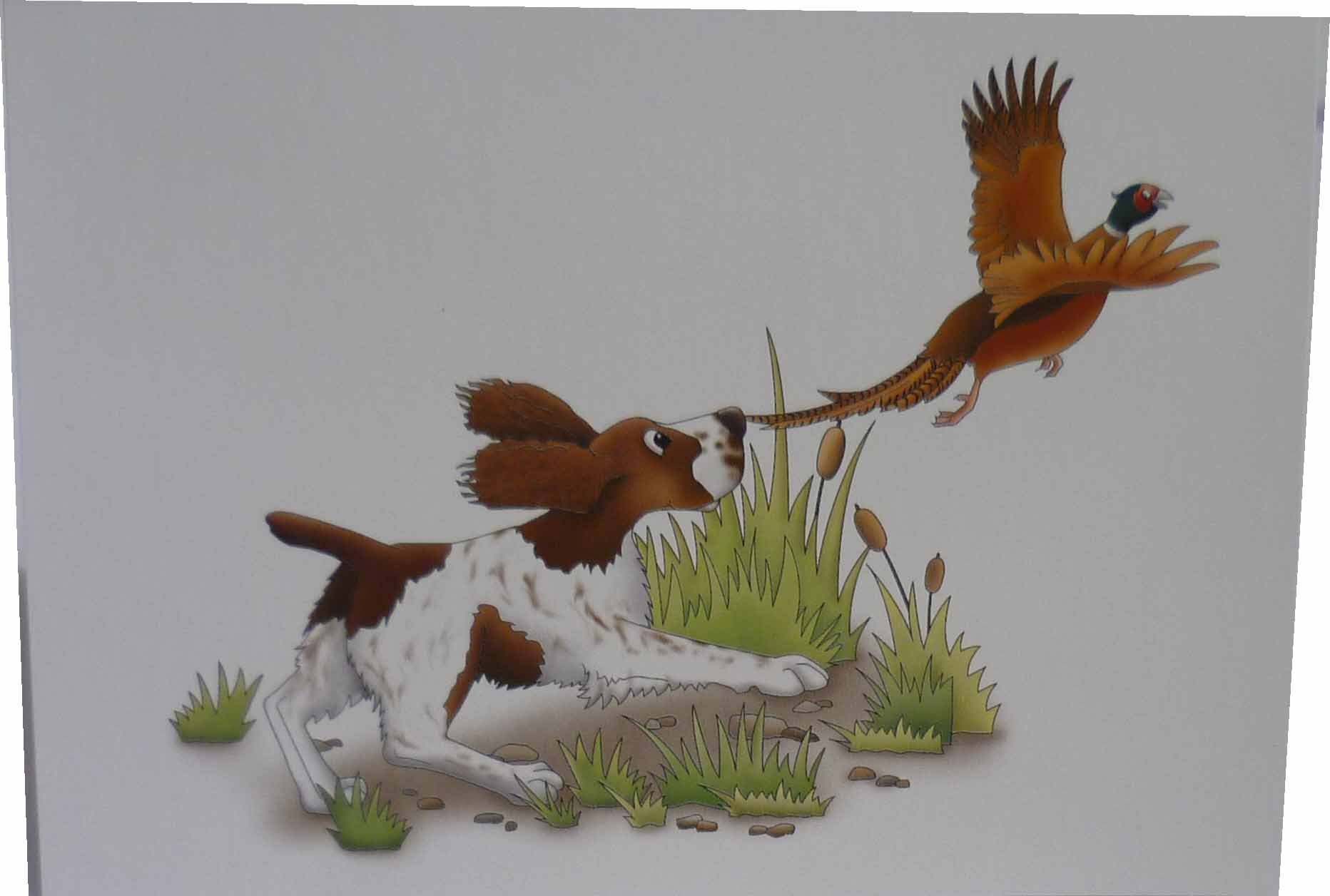 Springer Spaniel (liver and white) Notecards (pack of 10)