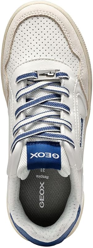 - J WASHIBA Boy D, Zapatillas Niños, White/Navy,