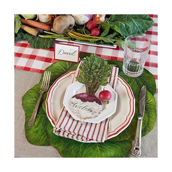 Hester and Cook Paper Placemats for Dining Table Disposable Round