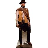 Star Cutouts, Clint Eastwood, Cardboard Cutout Stand-Up, Celebrity Life-Size Stand-In - 76" x 27"