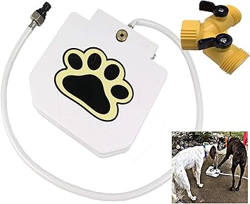 outdoor dog water fountain hose