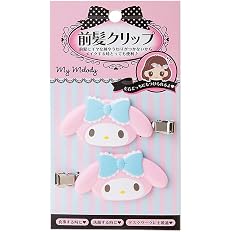 Sanrio N-1506-032417 My Melody Bangs Clip, 2.4 x 0.4 x 1.4 inches (6 x 1 x 3.5 cm), ABS Resin