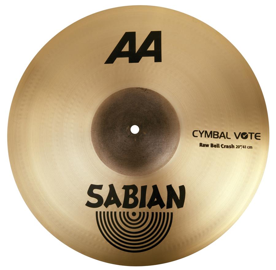 Sabian 2200772 20Inch AA Raw Bell Crash Cymbal Buy Online at Best