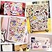 Amandir 160 PCS Girl Cute Laptop Stickers Pink Water Bottle Skateboard Luggage Bike Phone Sticker Cute Decals