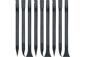 Aphrordity 9 Pieces Carbon Fiber Plastic Scraper Scratch Free Scraper Cleaning Pen-Shaped Scraper Tool for Crevice Cleaning Car Detailing Lottery Ticket Scratcher Food Scraper.Black