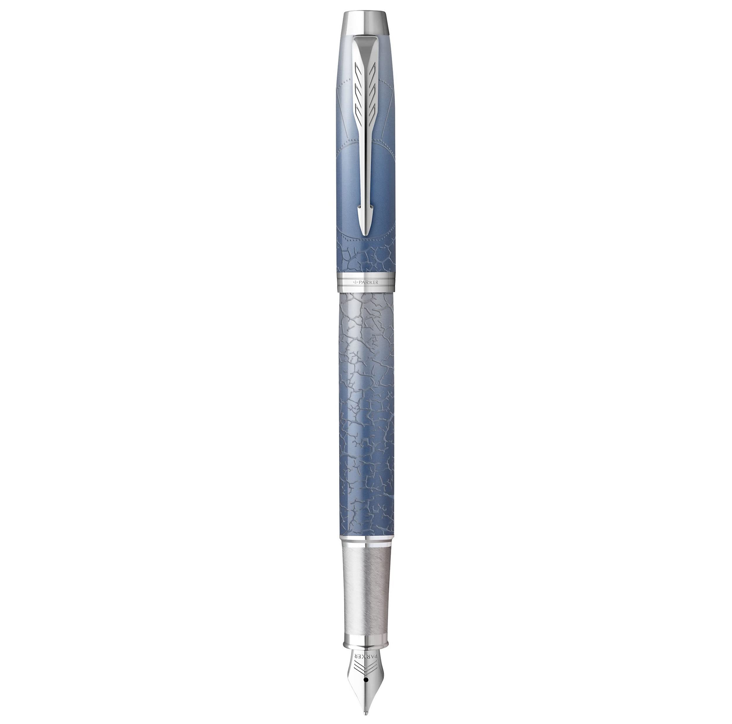 PARKER IM Premium Special Edition Fountain Pen Polar (Silver) M Blue
