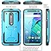 i-Blason Moto X Pure Edition Case, Armorbox Dual Layer Hybrid Full-Body Protective Case for Motorola Moto X Style/Pure Edition 2015 with Front Cover and Builtin Screen Protector Bumpers (Blue)