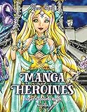Adult coloring book: Manga heroines by Tiny Stelf, Pegasus Coloring Book