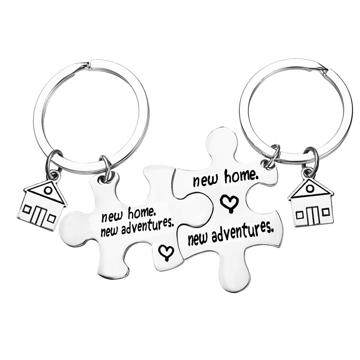 Huwujiu for New Home Keyring New Home Gifts Housewarming Gifts for New Homeowner First Home Keyring Gifts New House Keyring Moving in Gifts for Women Men Friends Family
