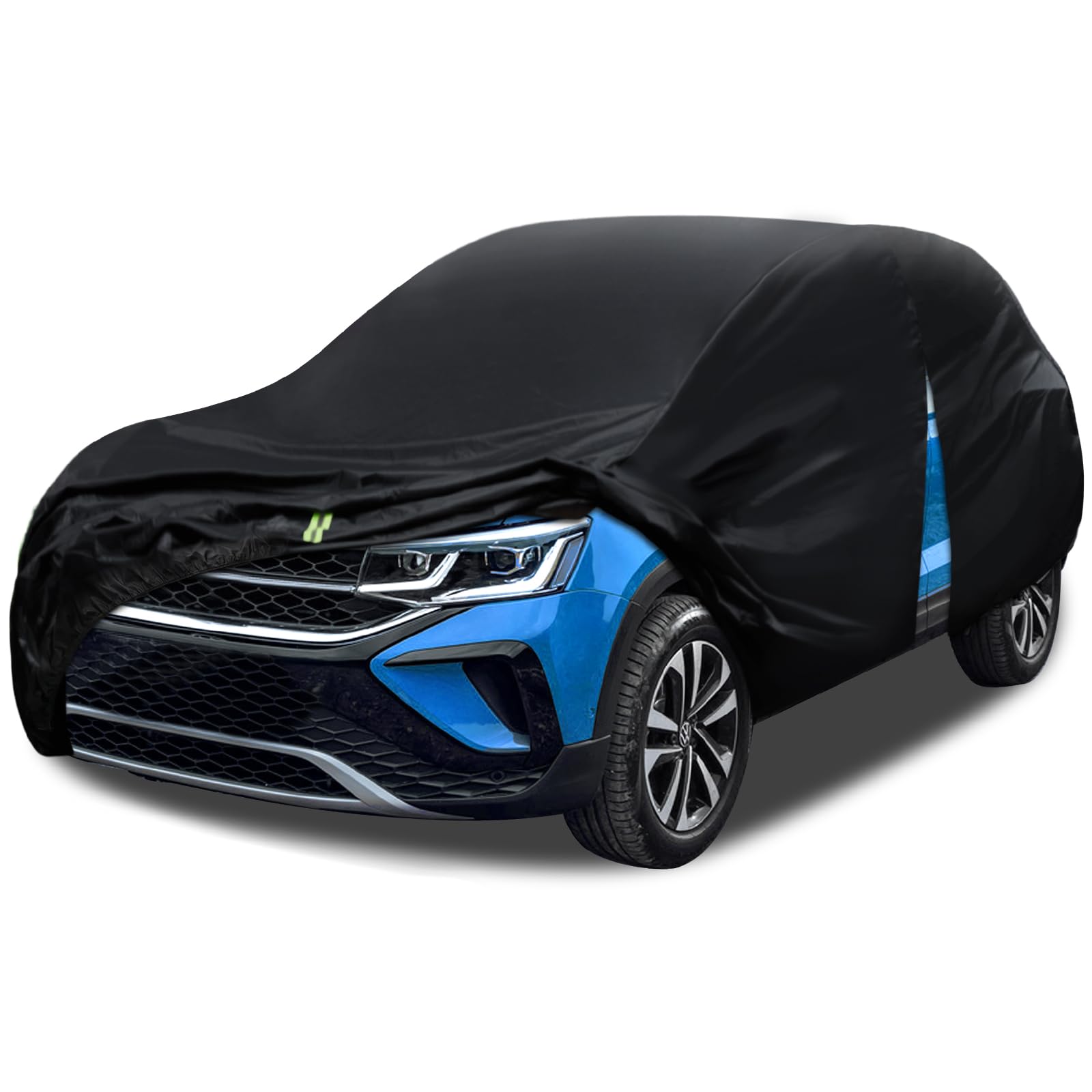 Photo 1 of 6 Layers SUV Car Cover Waterproof All Weather for Automobiles, Size A5 with Zipper & Cotton Universal Fit for Buick Encore, Ford Escape,Kia Sportage (Up to 181inch)
