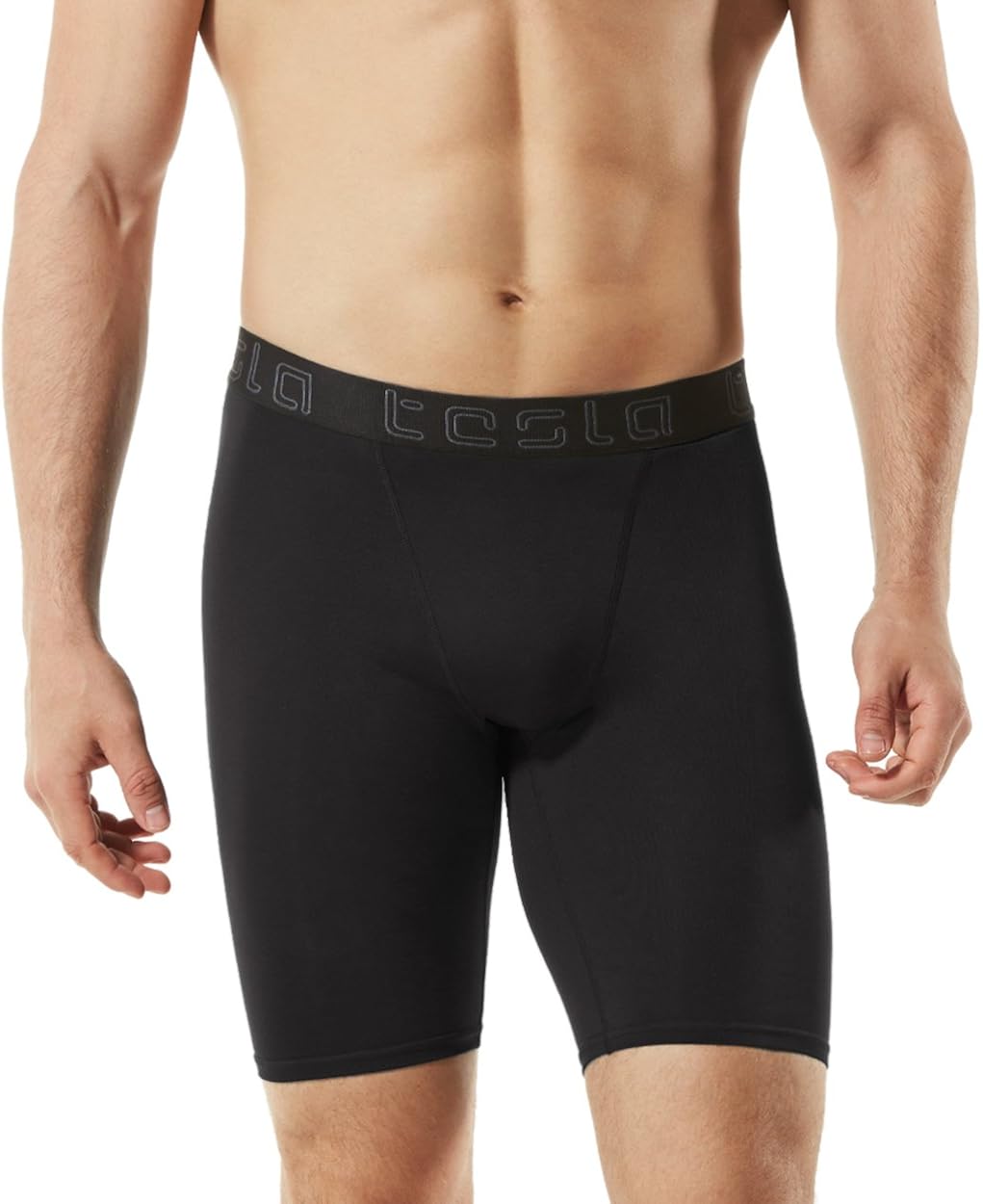 TSLA Men's Athletic Compression Shorts, Active Cool Dry Sports Performance Running Tights : Clothing