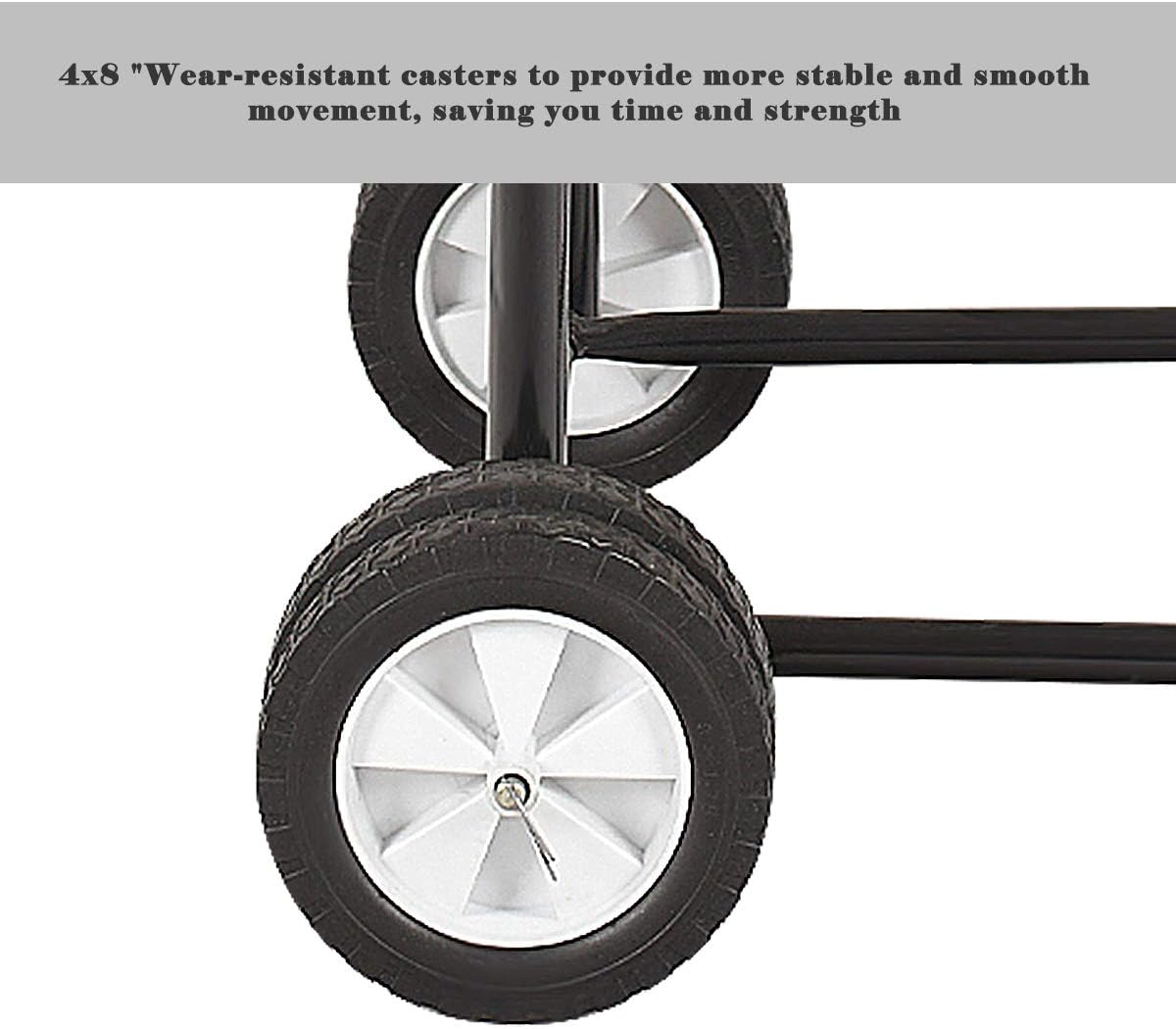 Goplus Boat Motor Stand, 315 LBS Heavy Duty Pro Outboard Engine Carrier Cart Dolly Storage (Black) (Black): Automotive