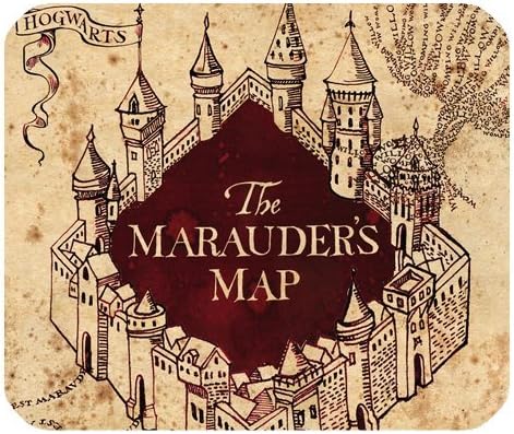 Harry Potter The Marauder's Map Custom Office Rectangle Non-Slip Rubber Mousepad Mouse Mat