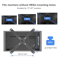suptek Universal VESA Mount Bracket Adapter Monitor