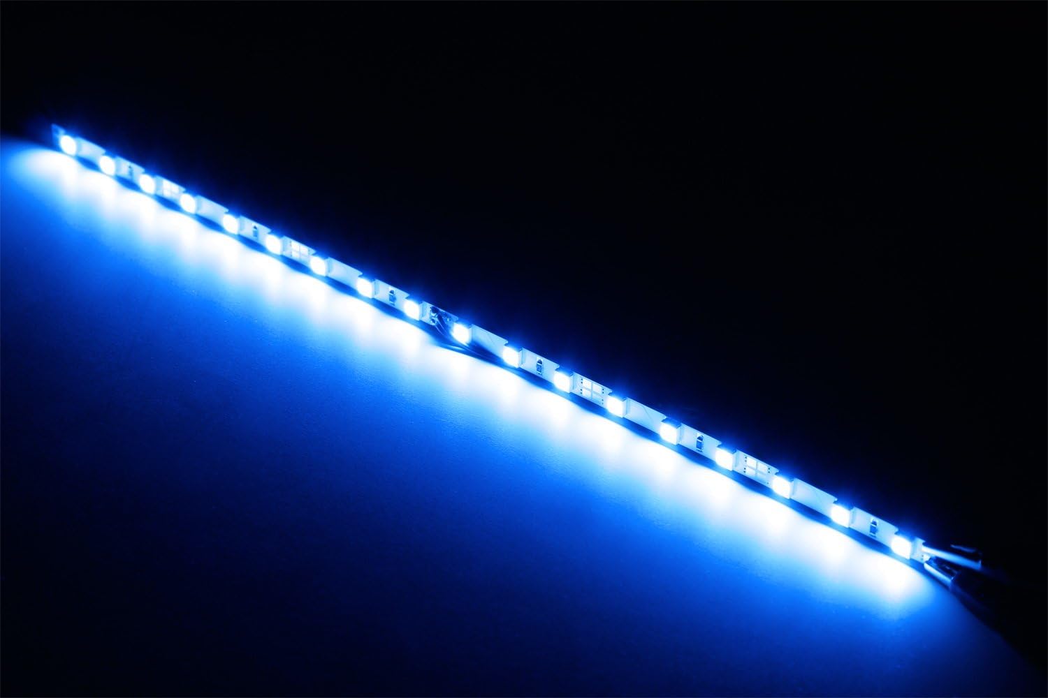 iJDMTOY (1) 18-SMD-5050 LED Strip Light Compatible With Car Trunk Cargo Area or Interior Illumination, Ultra Blue: Automotive