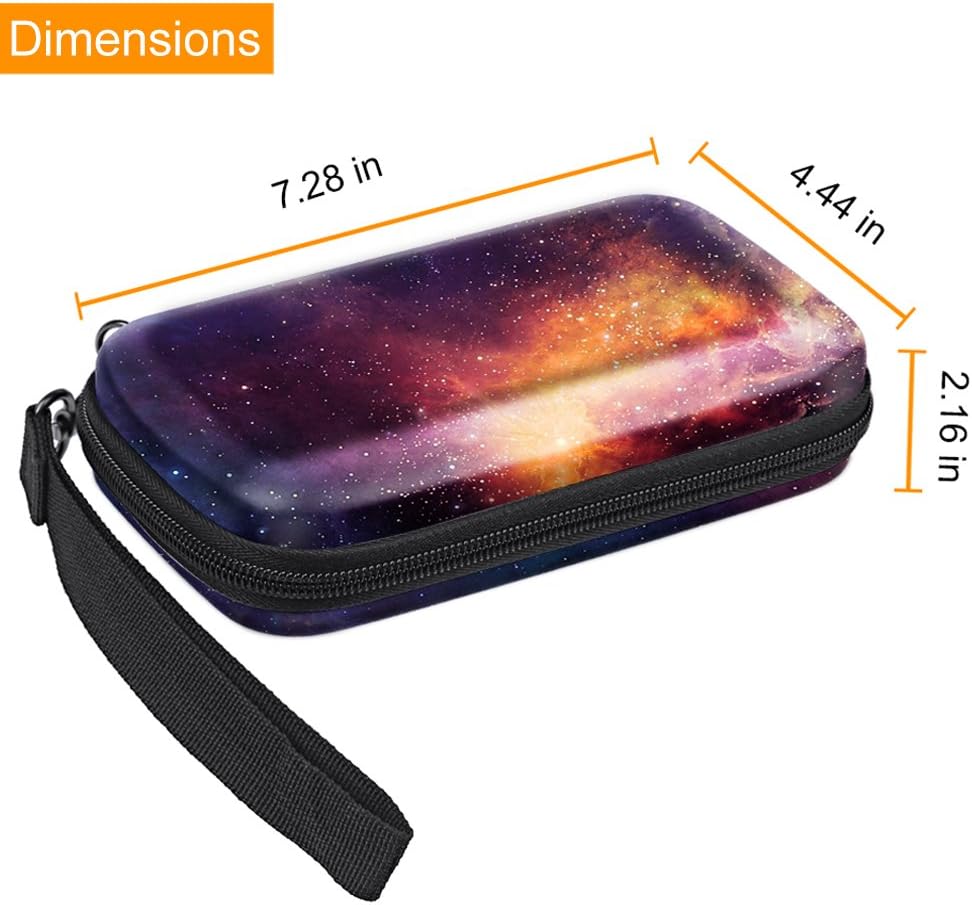 Fintie Carry Case for Nintendo 2DS XL/New 3DS XL LL, Protective Hard Shell Portable Travel Cover Pouch for New 3DS XL LL/New 2DS XL Console with Slots for Games & Inner Pocket (Galaxy): Video Games