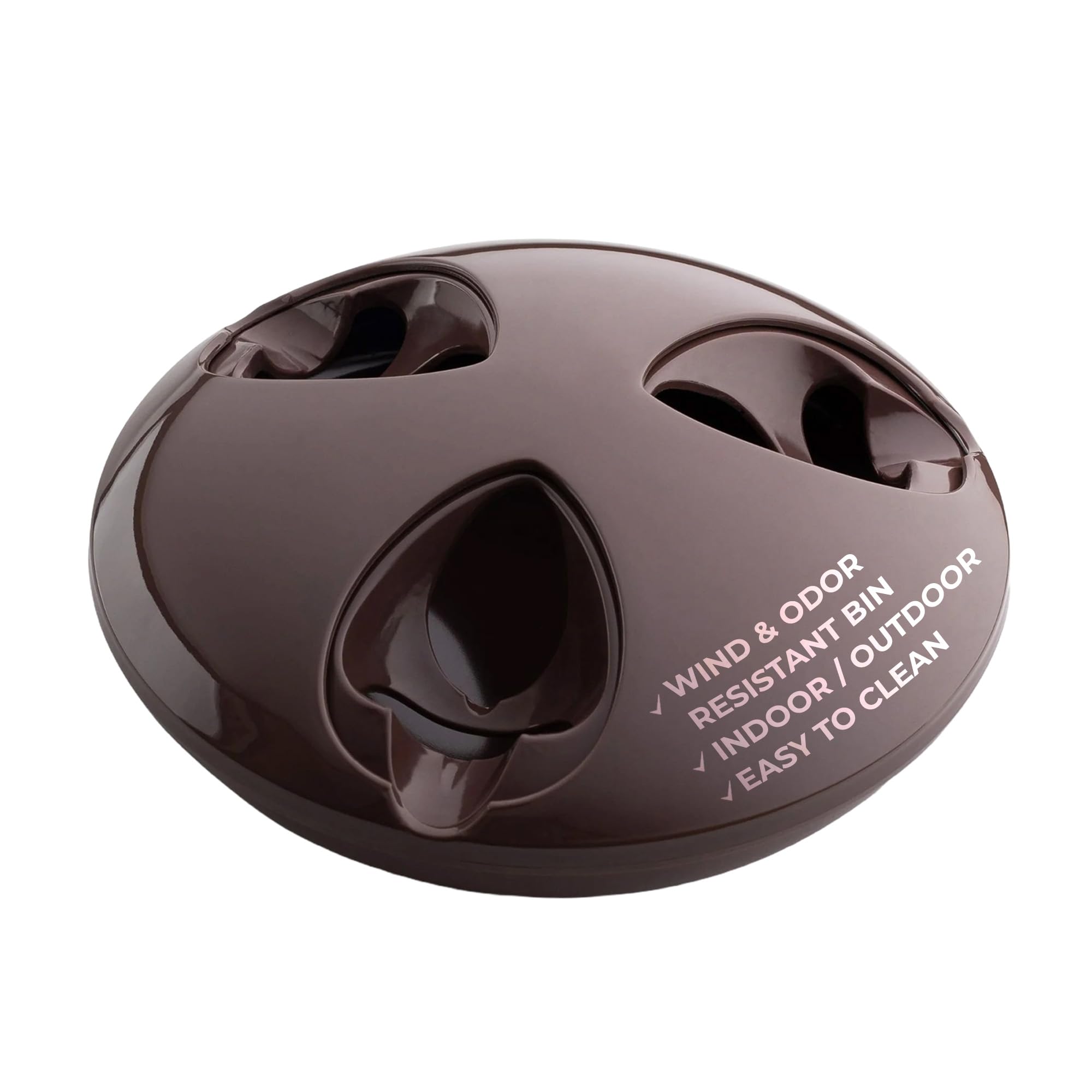 ASH STAY ASHSTAY Sealing Wind & Odor Resistant Indoor/Outdoor Cigar Ashtray (Coffee)