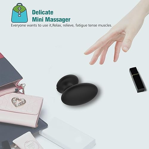 Personal Massager Wand - 10 Patterns Cordless Powerful Vibration Massager - Men & Women - Body Neck Tension Relief, Muscle, Soreness-Black in Dubai - UAE | Whizz Back Massagers Personal Massager Wand - 10 Patterns Cordless Powerful Vibration Massager - Men & Women - Body Neck Tension Relief, Muscle, Soreness-Black in Dubai - UAE | Whizz Back Massagers
