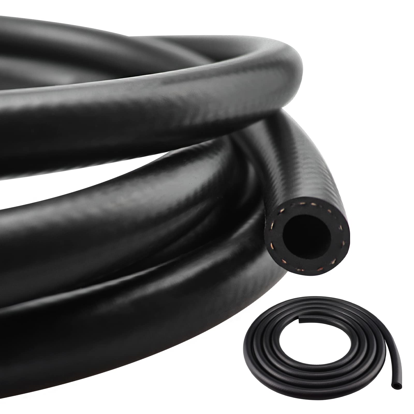 Photo 1 of Fuel Line NBR Fuel Line Hose Rubber Push on Fuel Hose for Small Engines (3/8 ID, 20 Feet)