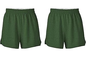 Soffe Girls' Authentic Cheer Shorts – Soft Cotton Blend Gym Shorts for Cheerleading, Dance, Running, Fitness