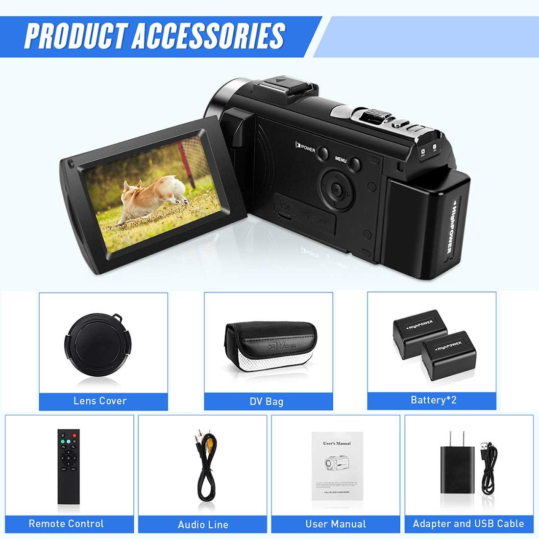 Sunscien Video Camera Camcorder - Image 4