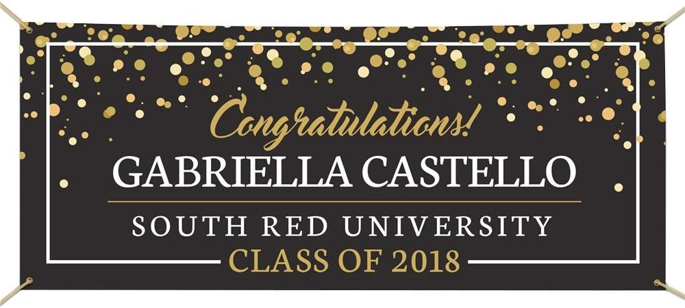 Amazon Com Giftsforyounow Congratulations Personalized Graduation