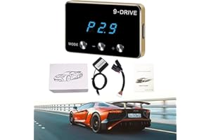 XXIMUIM Throttle Response Controller,9 Drive 9-Mode Universal Electronic Throttle Controller For Dodge Maserati Chrysler Jeep(807)(Blue)