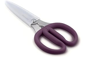 KitchenAid - Shears, All Purpose Scissors with Protective Sheath, Durable Stainless Steel, Dishwasher Safe, Soft Grip Comfort