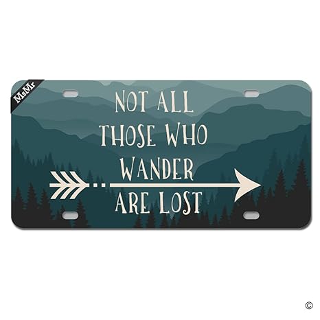 Amazon Com Msmr License Plate Cover Personalized Metal Plate For