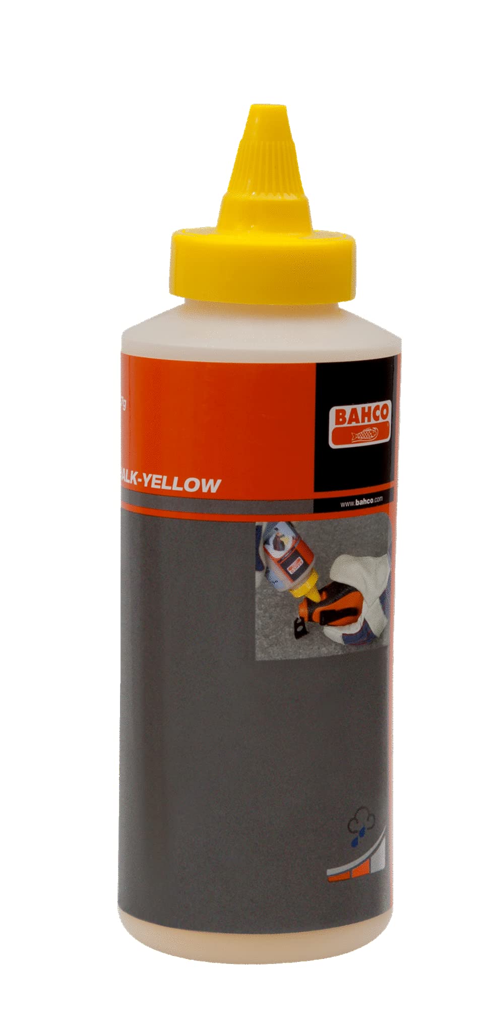 Bahco BAHCLYELLOW Chalk Powder Tube, 227g, Yellow