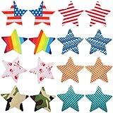 8 Pairs Women's Sexy Satins Disposable Breast Nipple Cover Sticker Pasties Lingerie Star - Mix