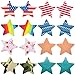 8 Pairs Women's Sexy Satins Disposable Breast Nipple Cover Sticker Pasties Lingerie Star - Mix