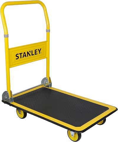 Stanley PC527 Platform Truck 150kg Heavy-Duty Steel with 4 Wheels