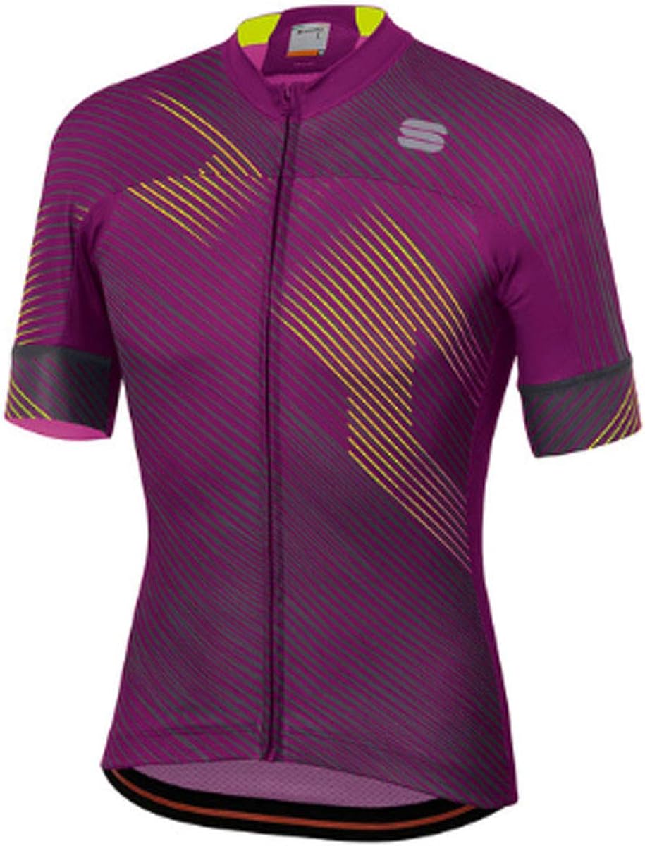 purple cycling jersey men's