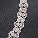 AWAYTR Bridal Rhinestone Wedding Belts - Crystal Bridesmaid Belt Prom Evening Dresses Accessories (#2-Silver)