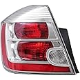 EPIC LIGHTING Rear Brake Tail Light Lens and Housing Assembly Replacement for Nissan 2007-2009 Sentra [ NI2818114 26555ET00B ] Left Driver Side LH